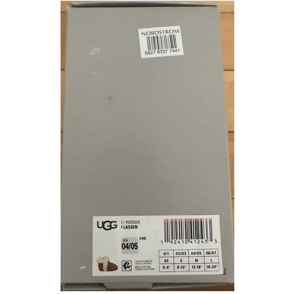 UGG Baby Lassen slip on boots 1103501l size USA 04/05 - Picture 6 of 6